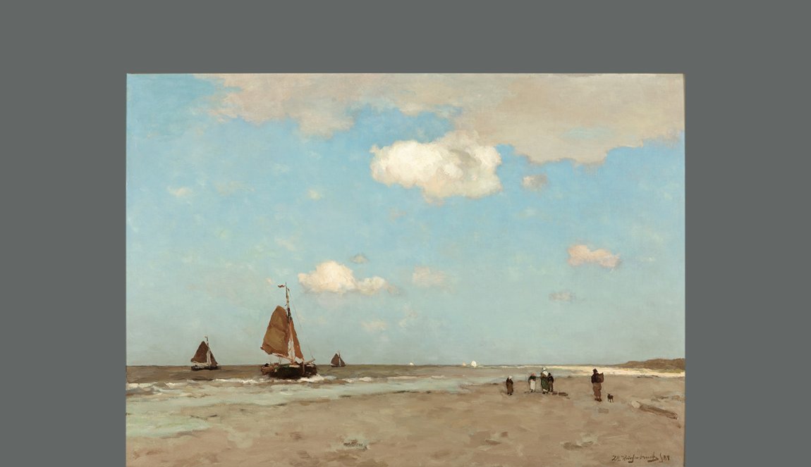 Painting Jan Hendrik Weissenbruch Painting Jan Hendrik Weissenbruch